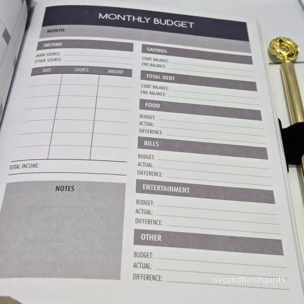 Pen And Gear Budget Planner  12 Months  5.5